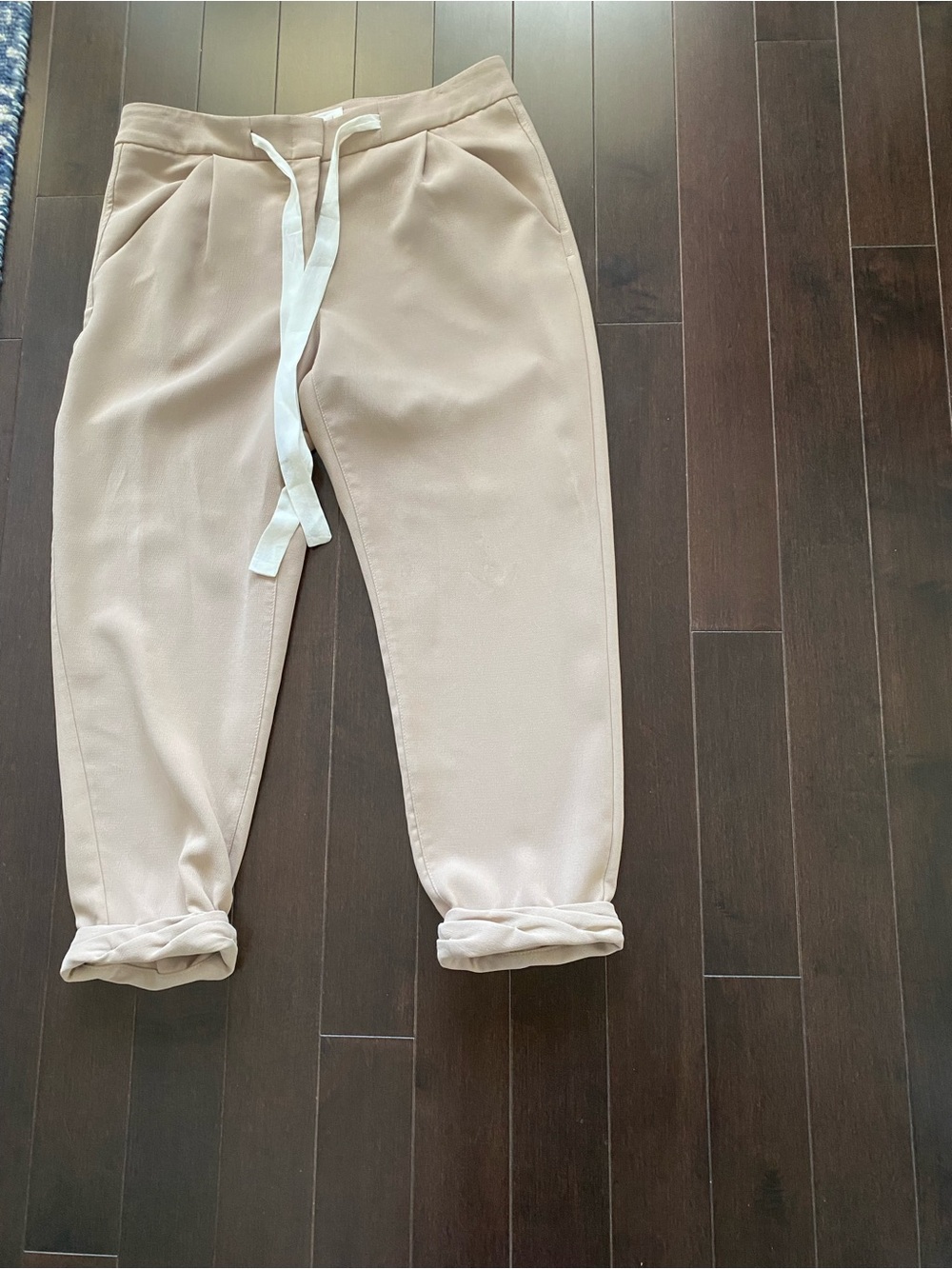 Wilfred Cream Tapered Dress Pants